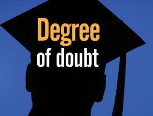 bachelor degree of doubt