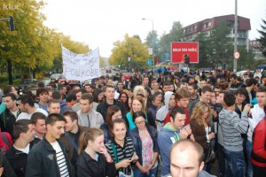 Studentski protesti u Banjaluci; Foto: Klix.ba