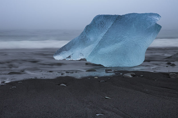 Foto: Islandska plaža ledenjaka
