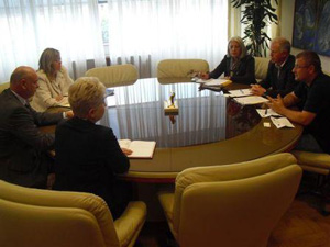 Posjeta ministarstvu u okviru projekta "Reforma finansiranja visokog obrazovanja u BiH"; Foto: vladars.net