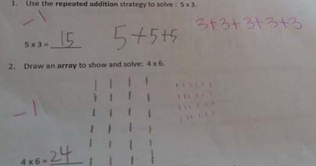 Sporni test iz matematike, foto: Reddit