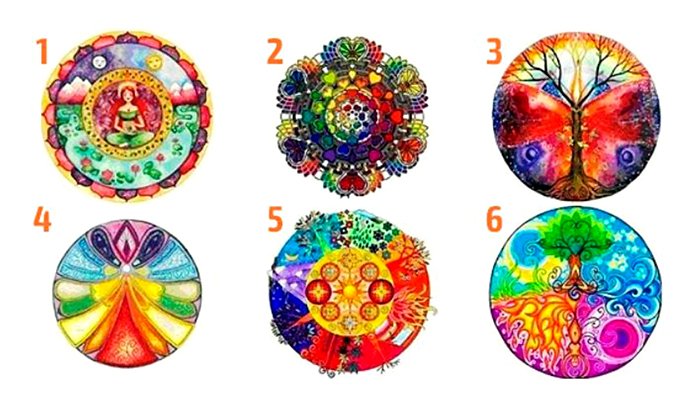 Choose One Of These Mandalas And Discover What It Says About You