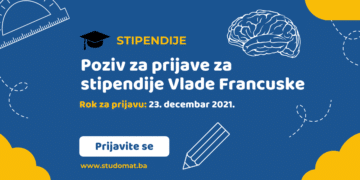 Poziv za prijave za stipendije Vlade Francuske