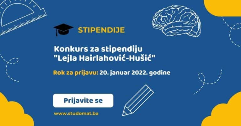 Konkurs za stipendiju Lejla Hairlahovic Husic