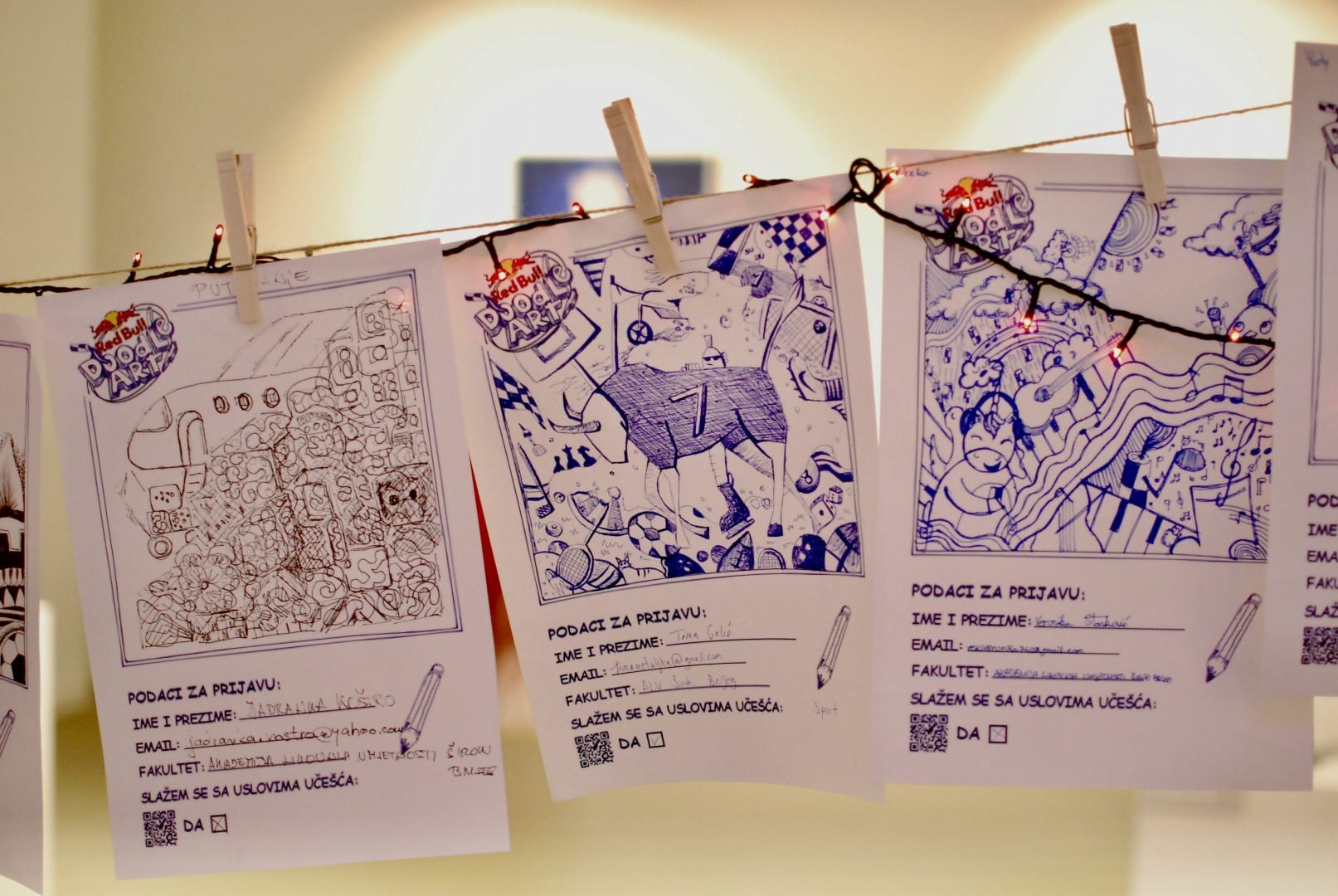 Studenti Akademije likovnih umjetnosti Siroki Brijeg pokazali kreativnost na Red Bull Doodle Art radionici 35