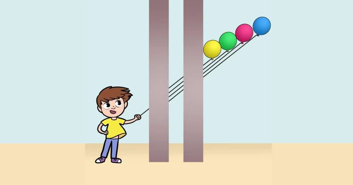 Koji balon drži dječak?