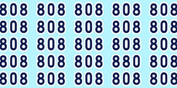 Možete li za 10 sekundi uočiti broj koji se razlikuje od ostalih?