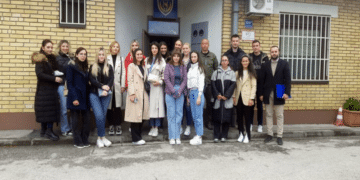 Studenti cetvrte godine Fakulteta za kriminalistiku kriminologiju i sigurnosne studije Univerziteta u Sarajevu