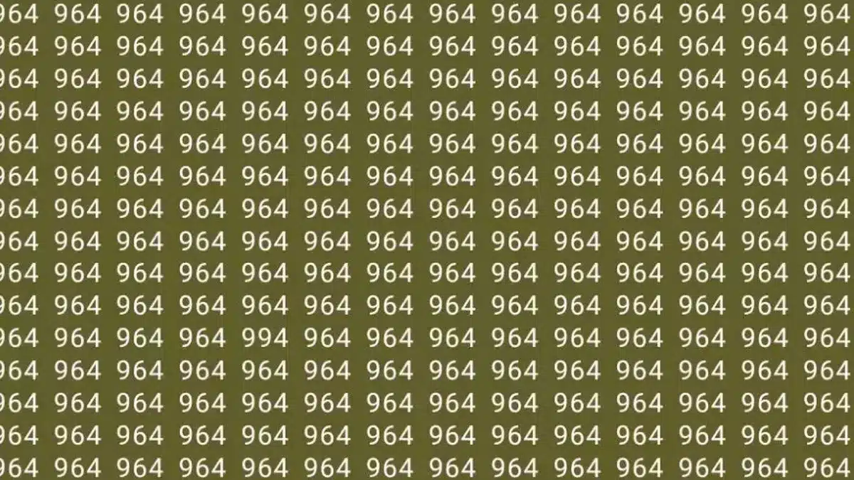 Studentska mozgalica: Za pronalazak različitog broja na slici potrebno je 10 sekundi, možete li vi brže?