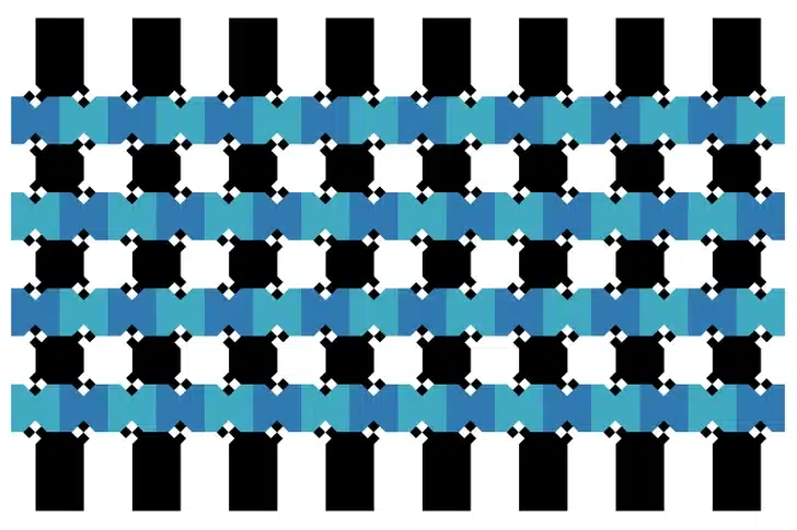 Testiraj svoju moć zapažanja: Da li su plave linije paralelne jedna drugoj?