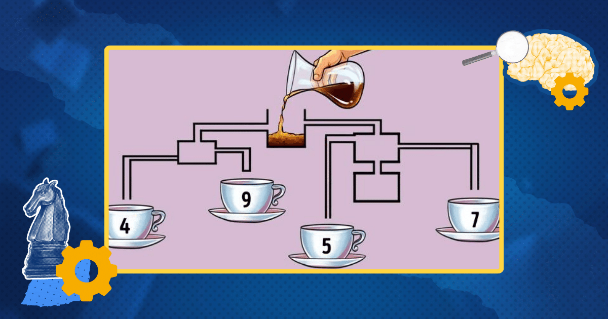 Testiraj svoj IQ: Koja šoljica će prva biti napunjena kafom?