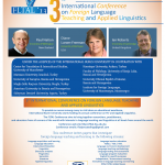 3rd International Conference on Foreign Language Teaching and Applied Linguistics