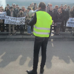 Foto: Studentski protest (R)EVOLUCIJA+ održan ispred Parlamentarne skupštine BiH